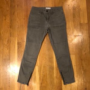 Madewell Skinny Cargo Pants, Size 28